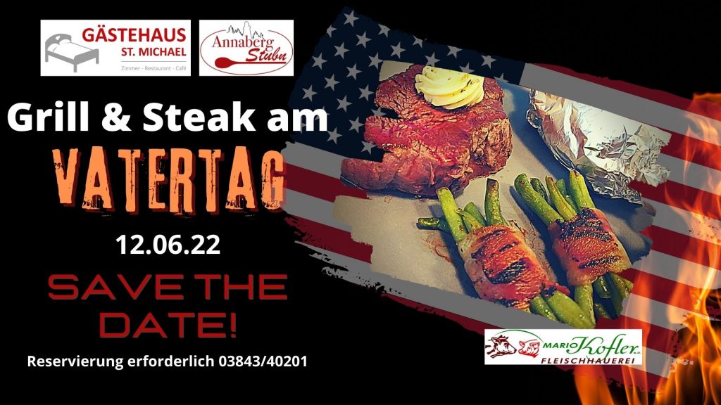 Nächste Aktivität: Grill & Steak am Vatertag 12.06.22